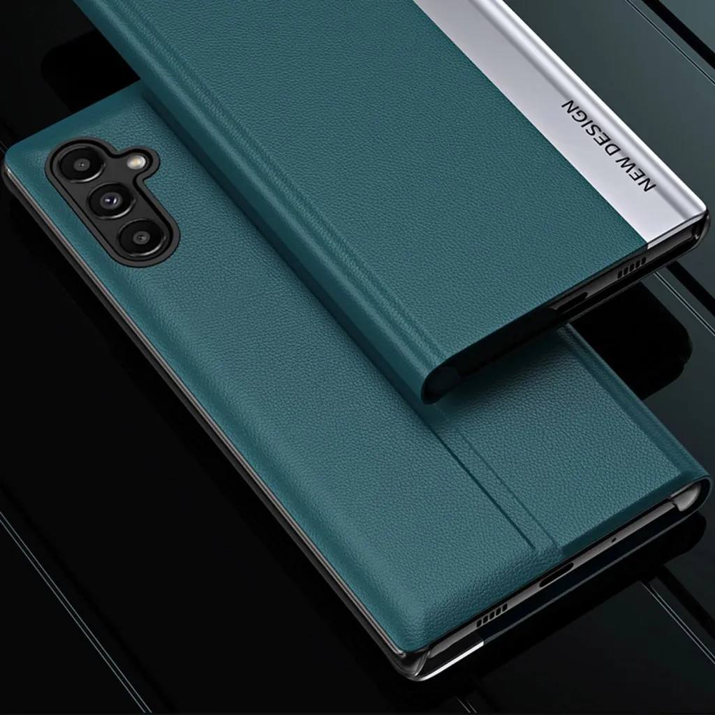 Mbajtëse telefoni Hurtel Sleep Case Pro për Samsung Galaxy S23 Plus, me kapak me qëndrim, e zezë - 7