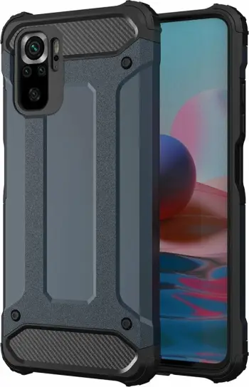 Mbulesë telefoni Hurtel Hybrid Armor Xiaomi Redmi Note 11 Pro+ 5G, Poco X4 NFC 5G, TPU PC, blu e hapur