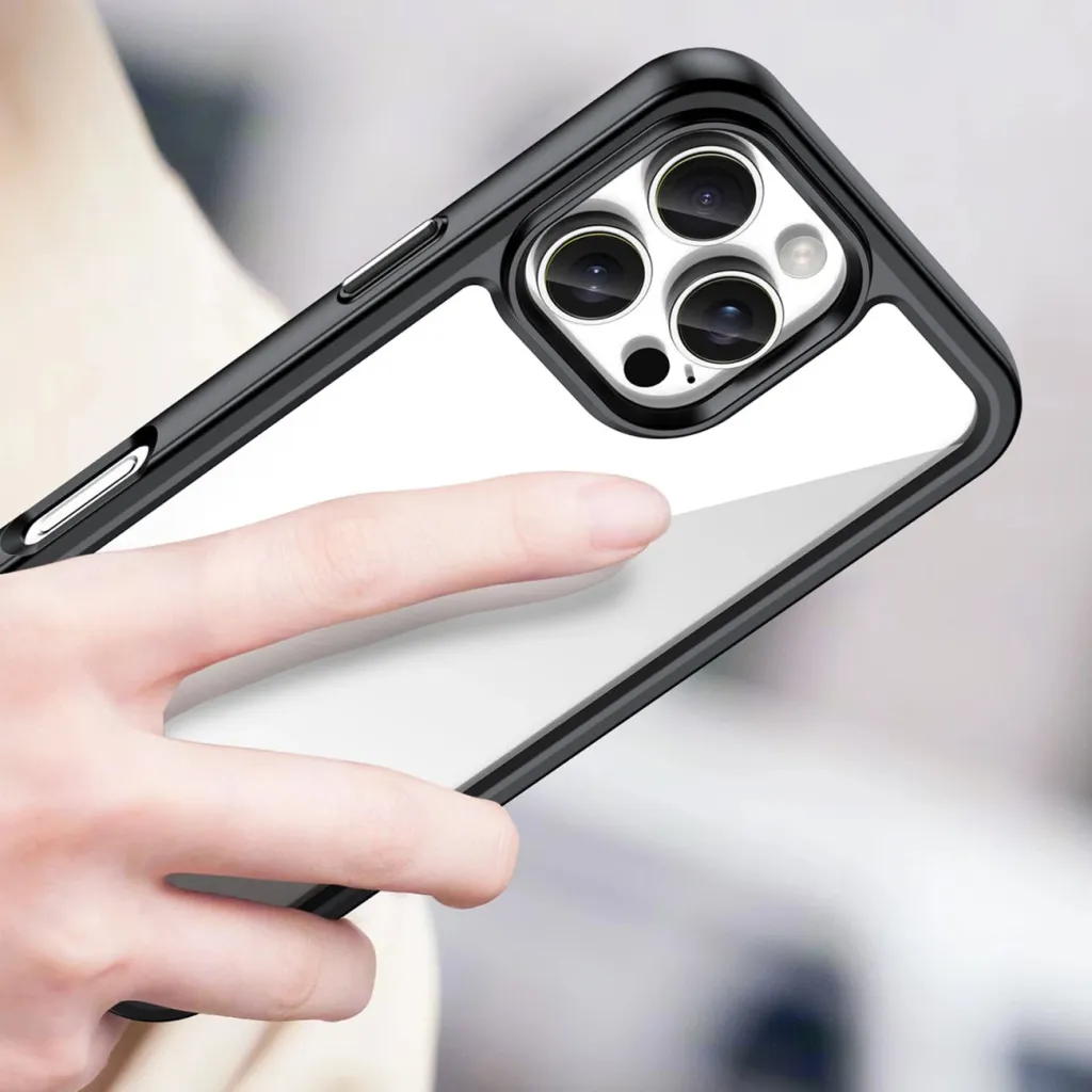 Mbështjellës Hurtel Outer Space Case për iPhone 16 Pro Max, i zi - 5