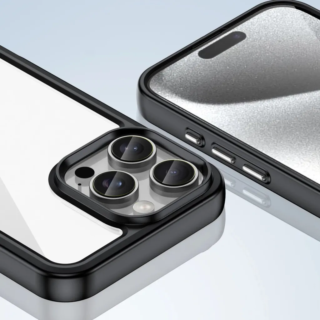 Mbështjellës Hurtel Outer Space Case për iPhone 16 Pro Max, i zi - 6