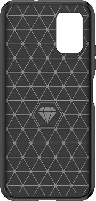 Mbështjellës Hurtel Carbon Case për Nokia C300, silikon, i zi - 4