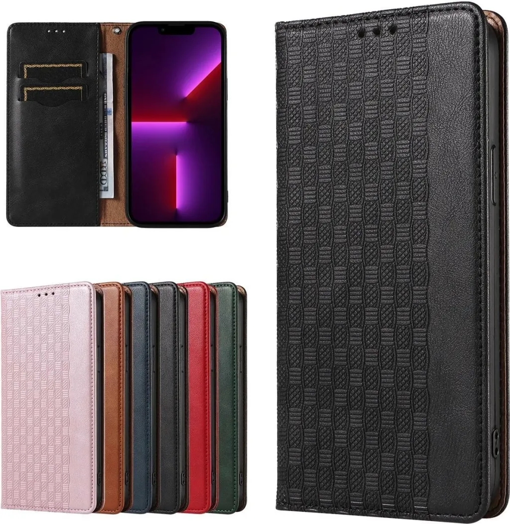 Mbështjellës Hurtel Magnet Strap Case për iPhone 12 Pro, me portofol dhe litar dore, e zezë - 2