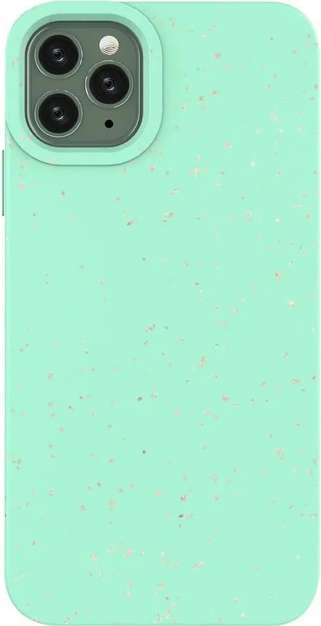 Mbështjellës Hurtel Eco Case për iPhone 11 Pro, silikon, mint - 1