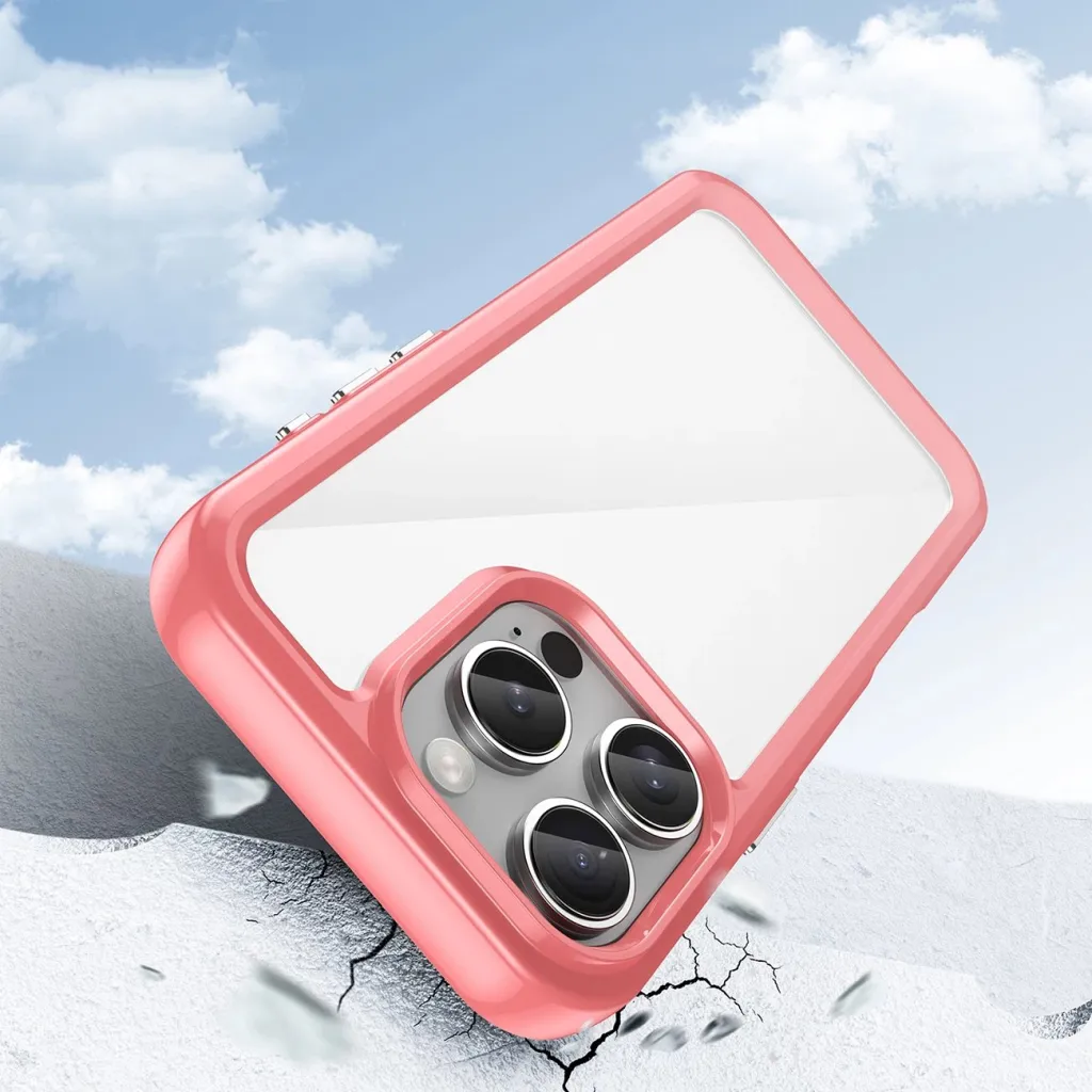 Mbështjellës Hurtel Outer Space Case për iPhone 16 Pro Max, TPU/PC, Kuqe - 3