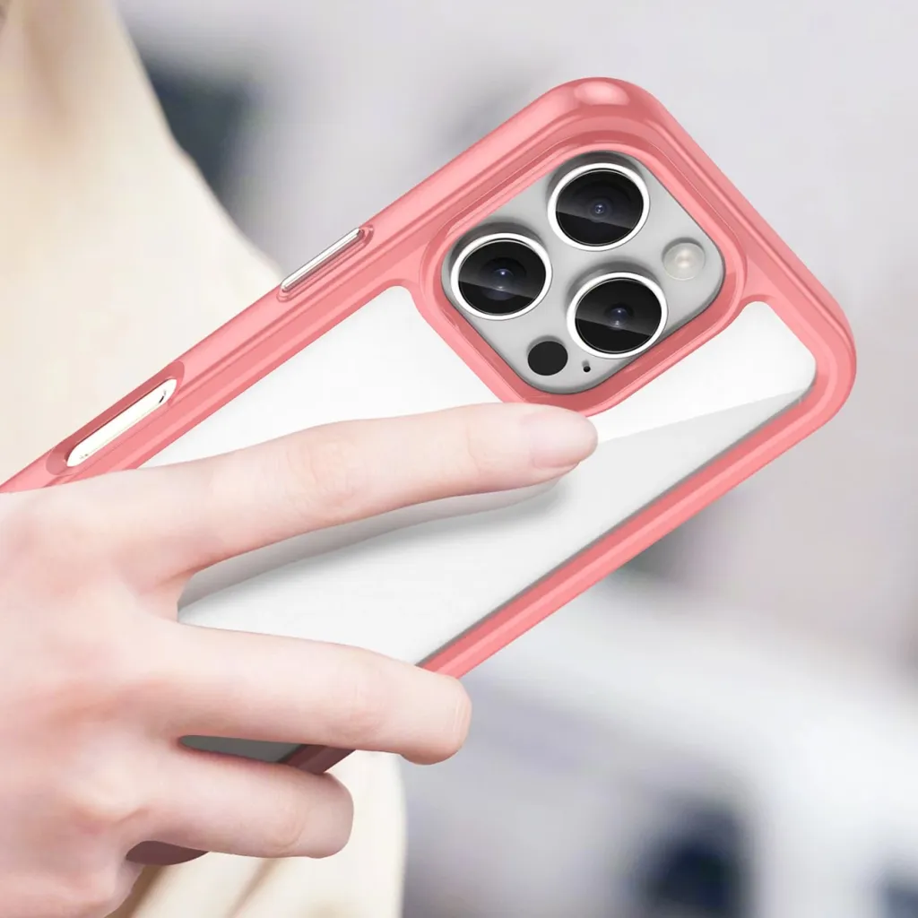 Mbështjellës Hurtel Outer Space Case për iPhone 16 Pro Max, TPU/PC, Kuqe - 5