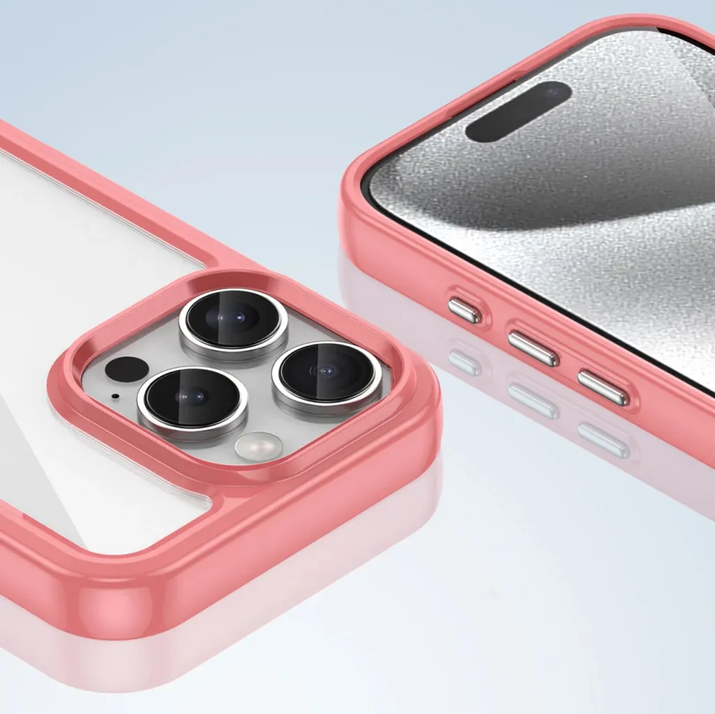 Mbështjellës Hurtel Outer Space Case për iPhone 16 Pro Max, TPU/PC, Kuqe - 6