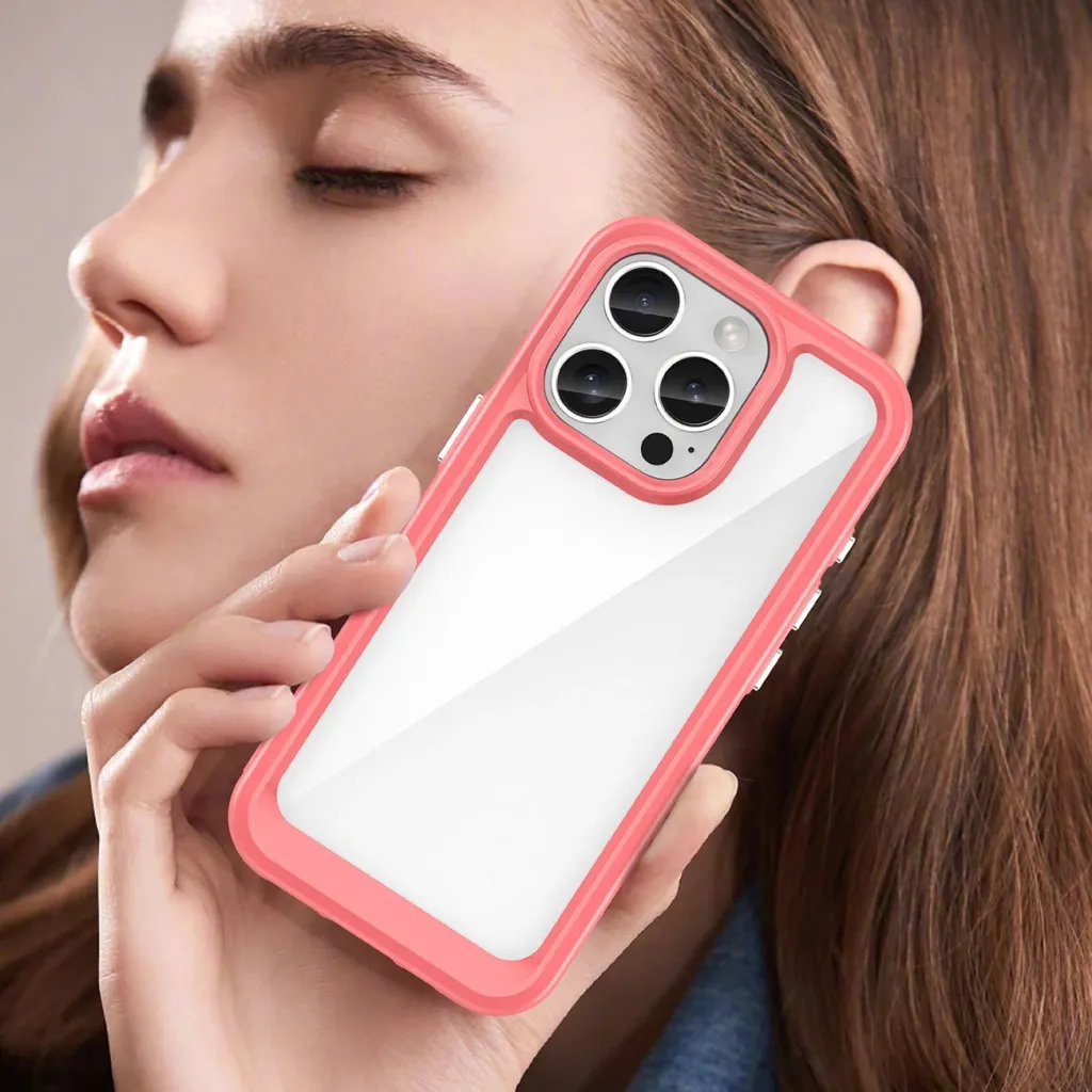 Mbështjellës Hurtel Outer Space Case për iPhone 16 Pro Max, TPU/PC, Kuqe - 7