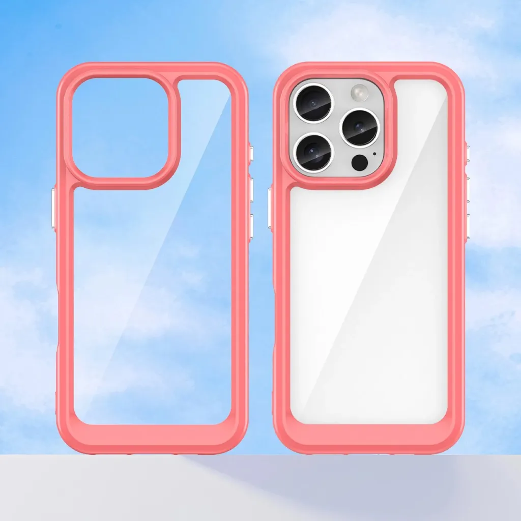 Mbështjellës Hurtel Outer Space Case për iPhone 16 Pro Max, TPU/PC, Kuqe - 8
