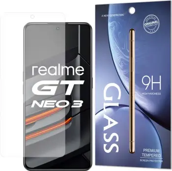 Xham i temperuar Hurtel për Realme GT Neo 3, 9H, paketim zarf