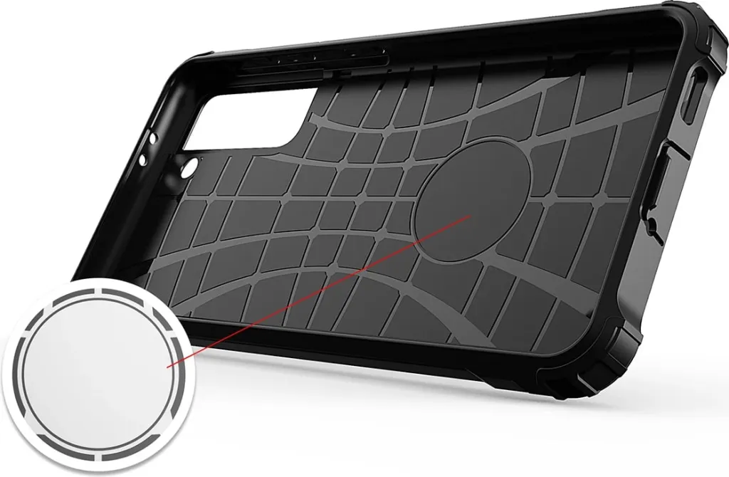 Mbështjellës Hurtel Hybrid Armor për Samsung Galaxy S23+, kaltër - 6