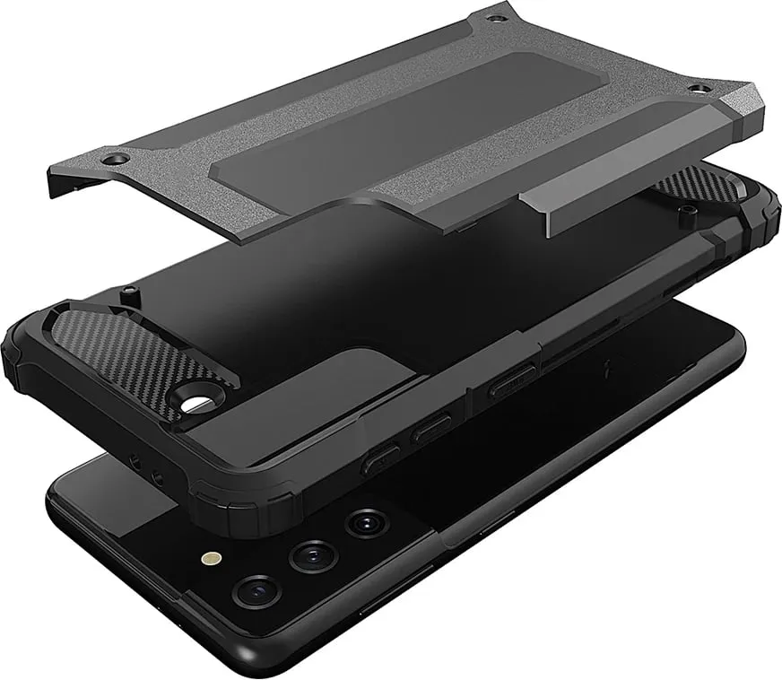 Mbështjellës Hurtel Hybrid Armor për Samsung Galaxy S23+, kaltër - 7