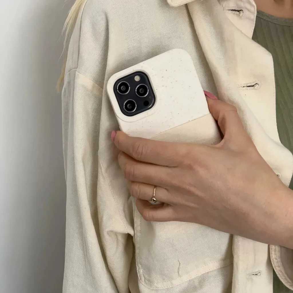 Mbështjellës Hurtel Eco Case për iPhone 11 Pro, silikon, e verdhë - 9