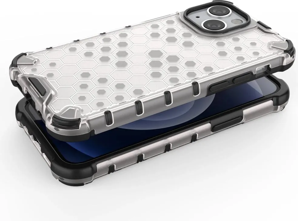 Mbështjellës Hurtel Honeycomb për iPhone 13 mini, i kuq - 4