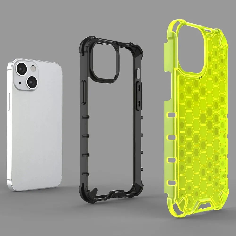 Mbështjellës Hurtel Honeycomb për iPhone 13 mini, i kuq - 6