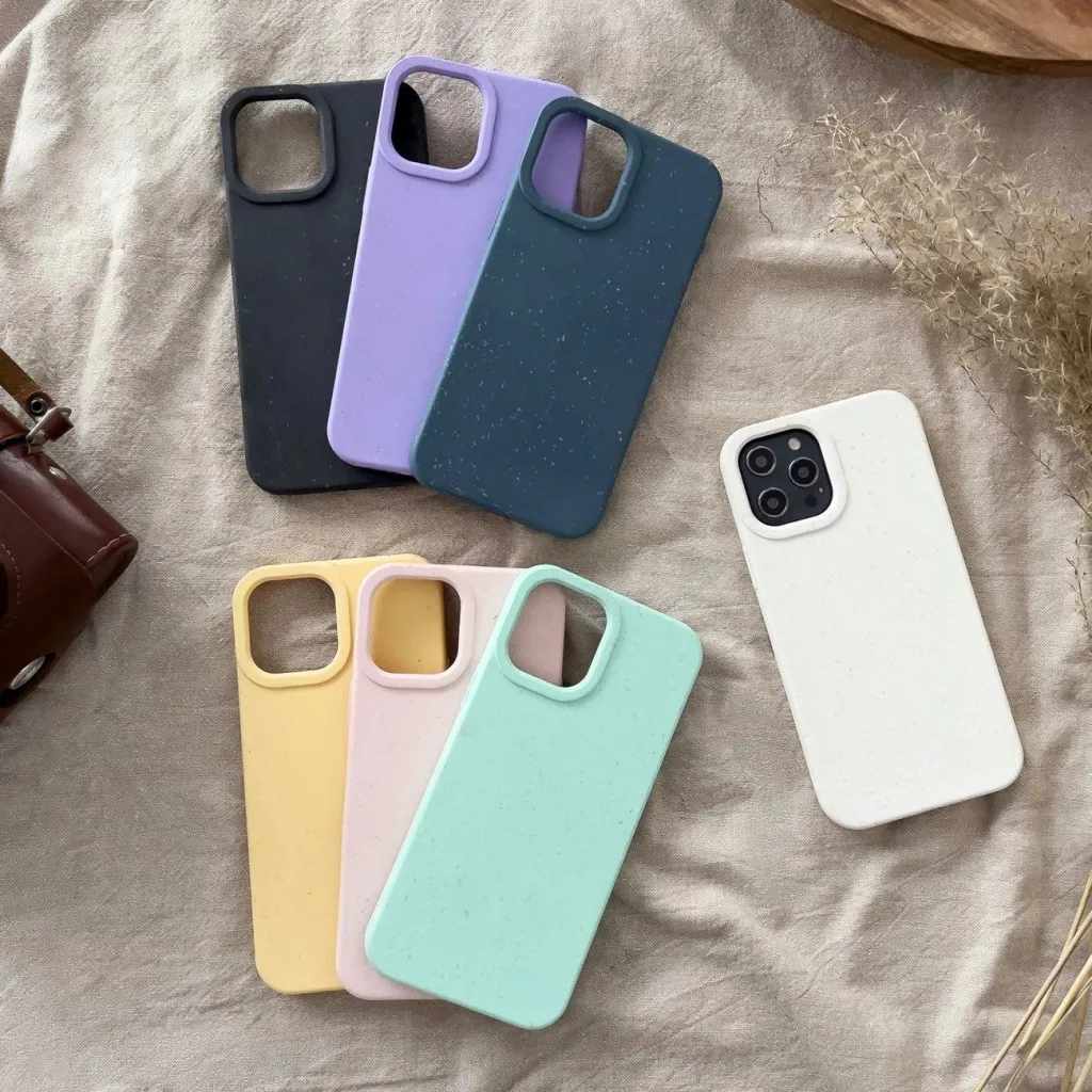 Mbështjellës Hurtel Eco Case për iPhone 11 Pro Max, silikon, e verdhë - 5