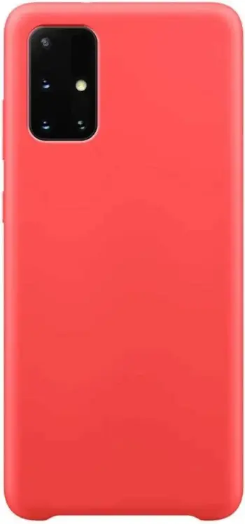 Mbështjellës silikoni Hurtel për Samsung Galaxy A72, i kuq