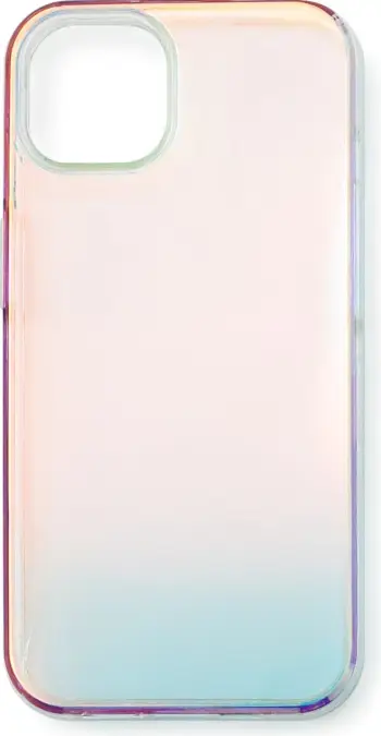 Mbrojtëse telefoni Hurtel Aurora Case për iPhone 13, xhel, efekt iridescent, e artë