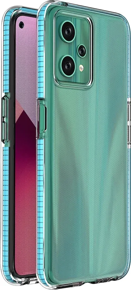Mbështjellës Hurtel Spring Case për Realme 9 Pro, TPU, blu e çelët - 1