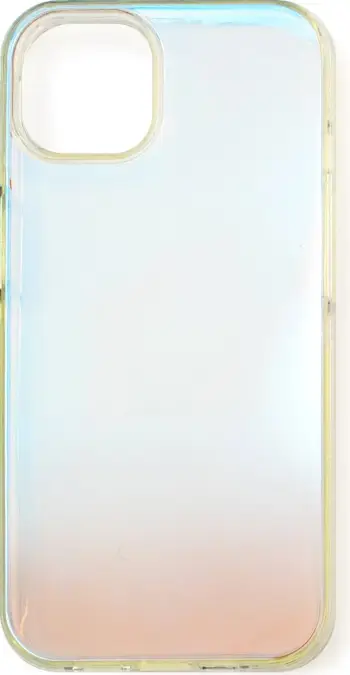 Kuti mbrojtëse Hurtel Aurora Case për iPhone 13 Pro Max, xhel fleksibël, efekt iridescent, blu