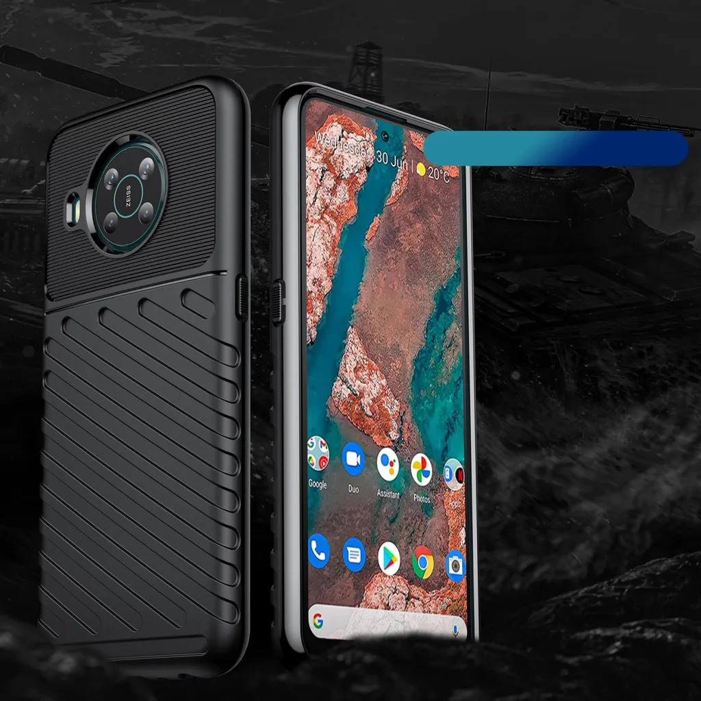 Mbështjellës Hurtel Thunder Case për Nokia X100, i zi - 2