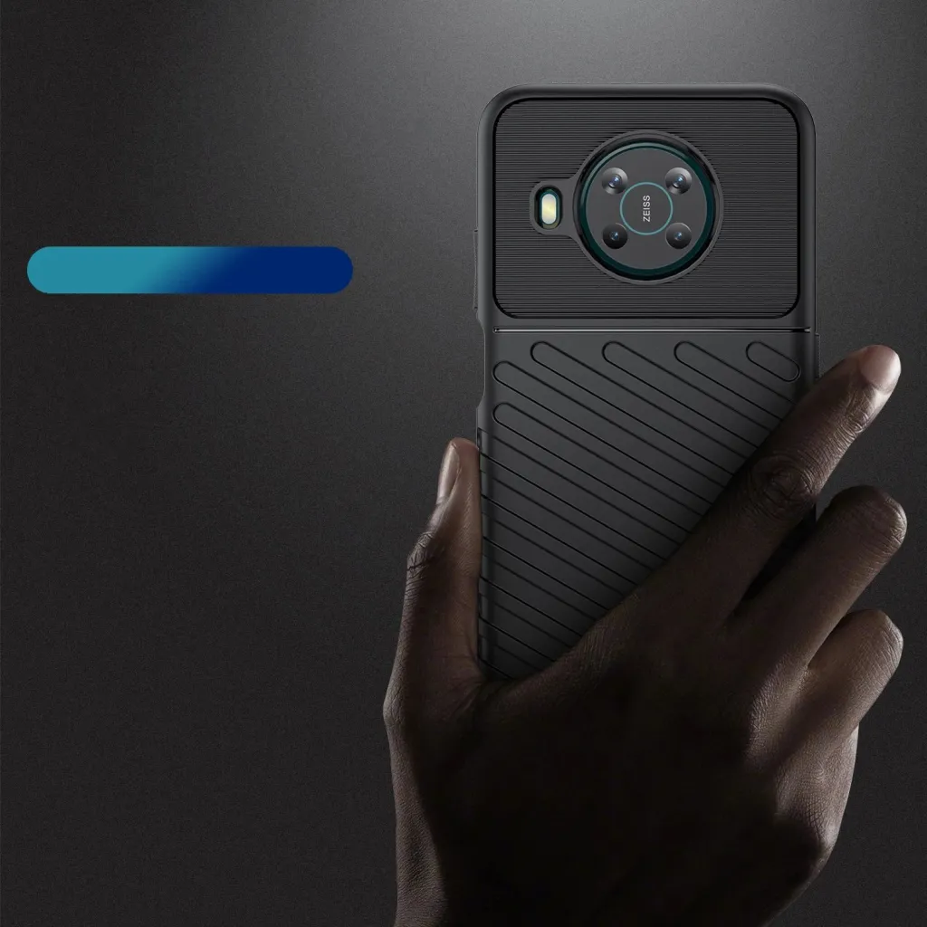Mbështjellës Hurtel Thunder Case për Nokia X100, i zi - 3