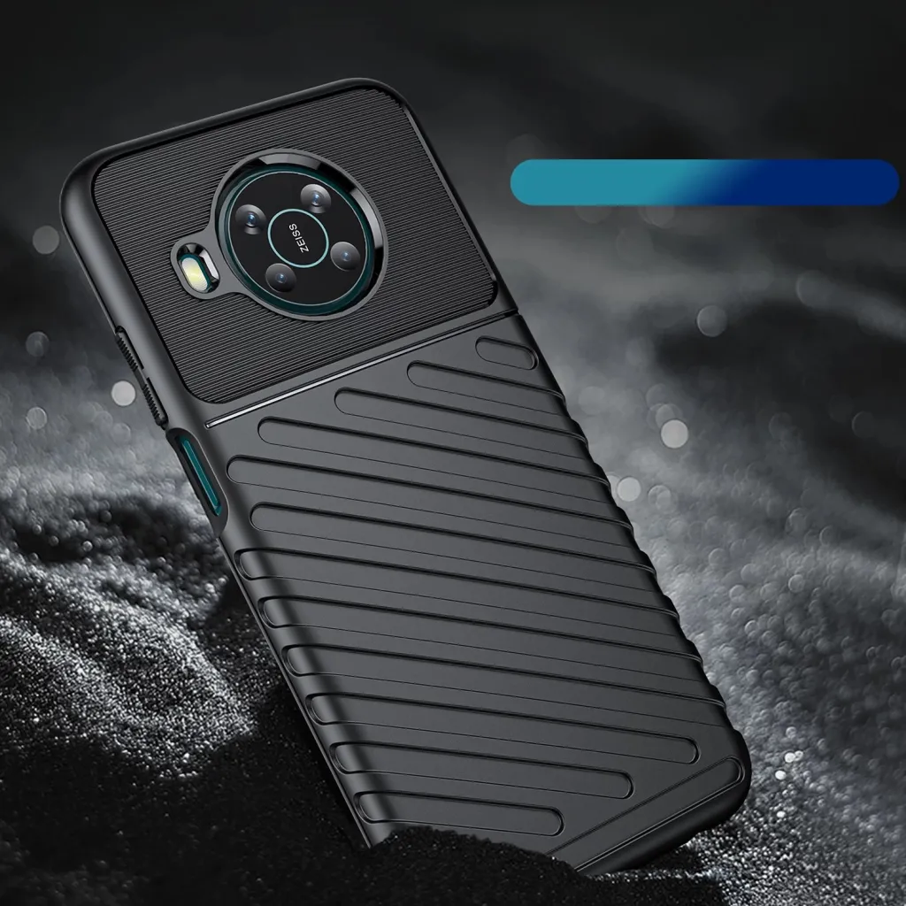 Mbështjellës Hurtel Thunder Case për Nokia X100, i zi - 5