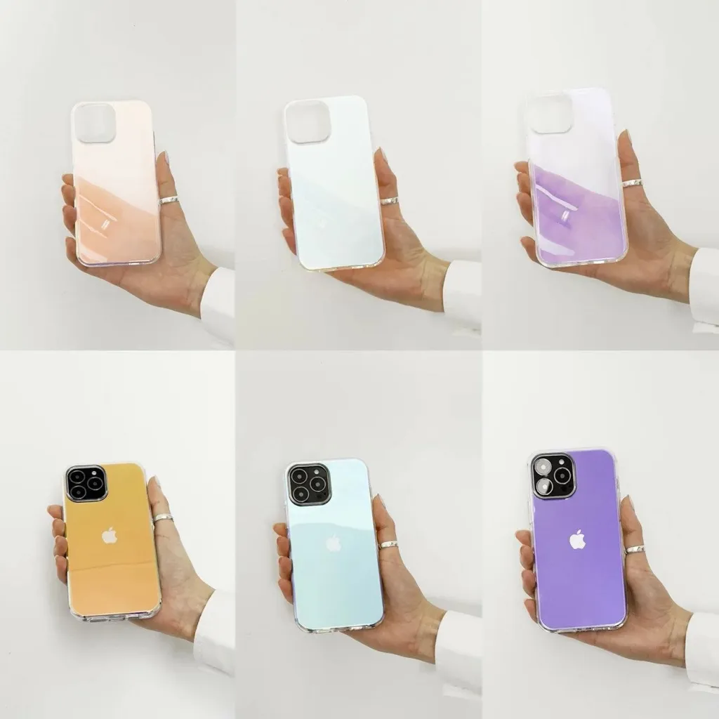 Mbulesë telefoni Hurtel Aurora Case për Xiaomi Redmi Note 11, xhel neon, transparente, vjollcë - 6