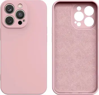 Mbulesë silikoni Hurtel për iPhone 14 Plus, rozë
