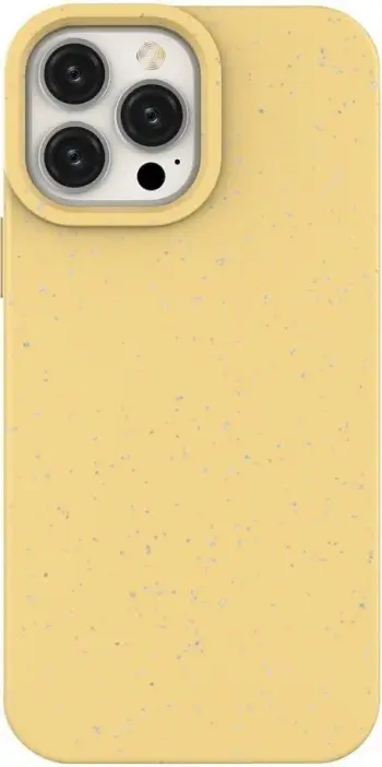 Mbrojtëse telefoni Hurtel Eco Case iPhone 14 Plus, silikon i biodegradueshëm, e verdhë