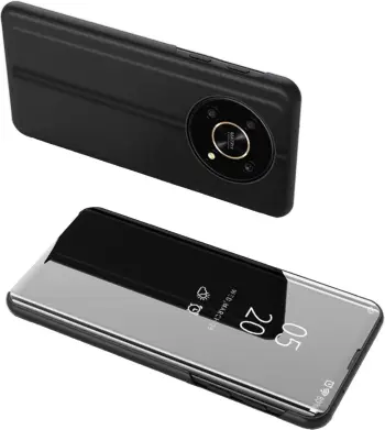 Këllëf flip Hurtel Clear View Case për Honor X9 X9 5G X30 Magic4 Lite, i zi