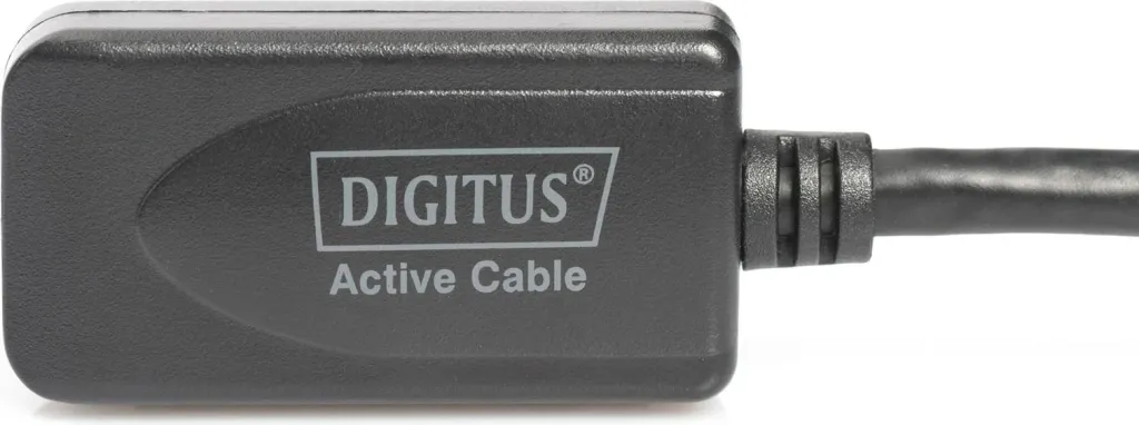 Kabllo USB 2.0 Digitus, 20m, e zezë - 3
