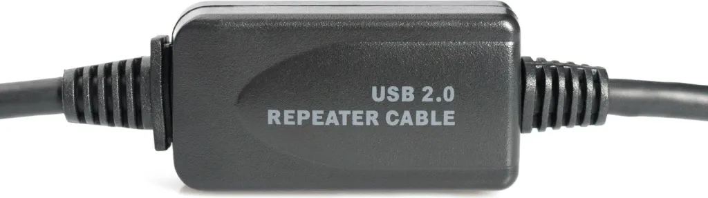 Kabllo USB 2.0 Digitus, 20m, e zezë - 4