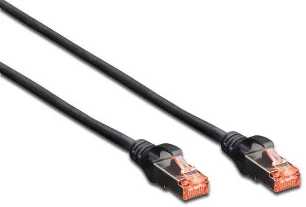 Kabllo rrjeti Digitus Patchcord, CAT6, S-FTP, 2m, e zezë - 1