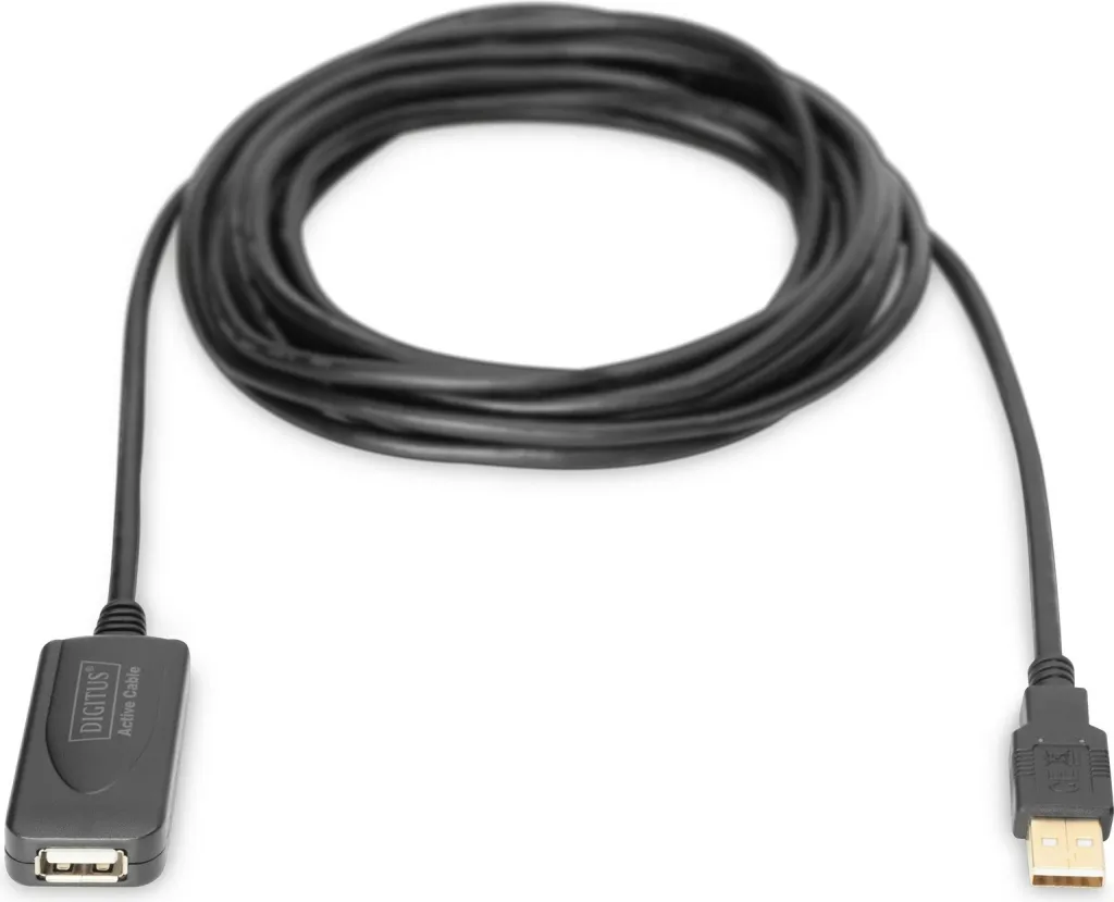 Kabllo zgjatuese Digitus USB-A, 5m, e zezë - 3