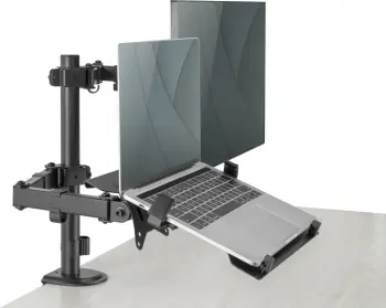 Mbajtëse universale për monitor dhe laptop Digitus, e zezë