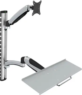 Mbajtëse për monitor dhe tastierë Digitus, 17-27", 6kg, VESA 100x100, e zezë