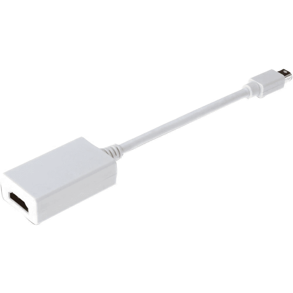 Përshtatës Digitus AV, DisplayPort Mini në HDMI, 0.15m, i bardhë - 1