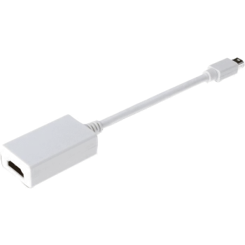 Përshtatës Digitus AV, DisplayPort Mini në HDMI, 0.15m, i bardhë