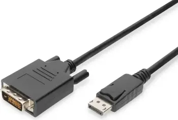 Kabllo Digitus DisplayPort - DVI-D (AK-340301-030-S), 3m, e zezë