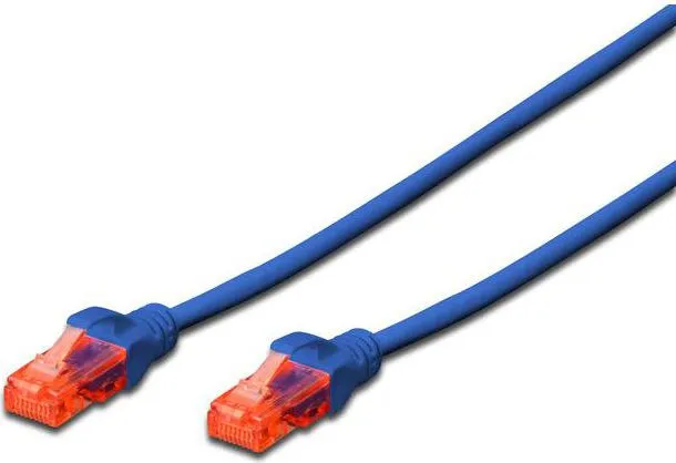 Kabllo rrjeti Digitus Patchcord U-UTP DK-1617-020/B, Cat6, 2 m, e kaltër - 1