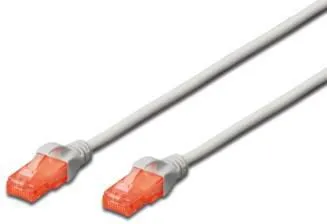 Kabllo rrjeti Digitus DK-1612-030, U/UTP, Cat.6, 3m, e hirtë - 1