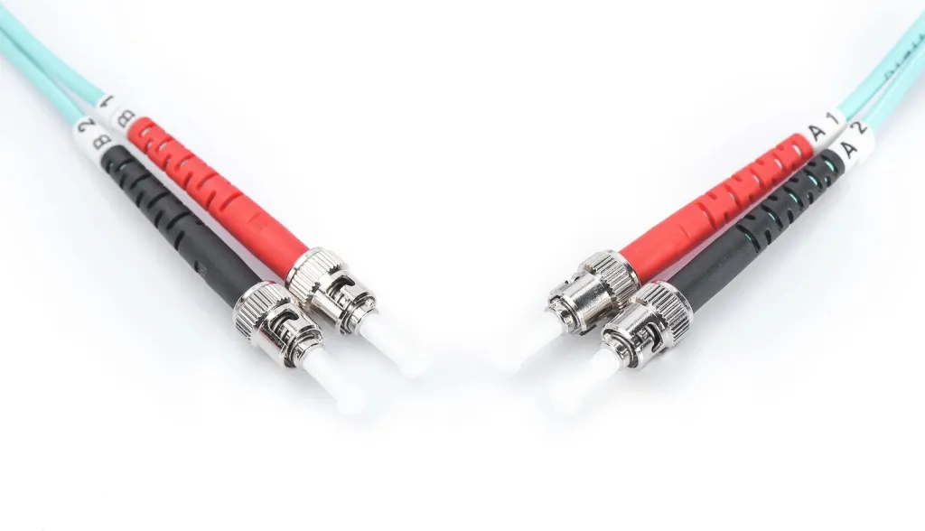 Kabllo patchcord Digitus, me fibër optike ST/ ST, OM3, 3m - 3