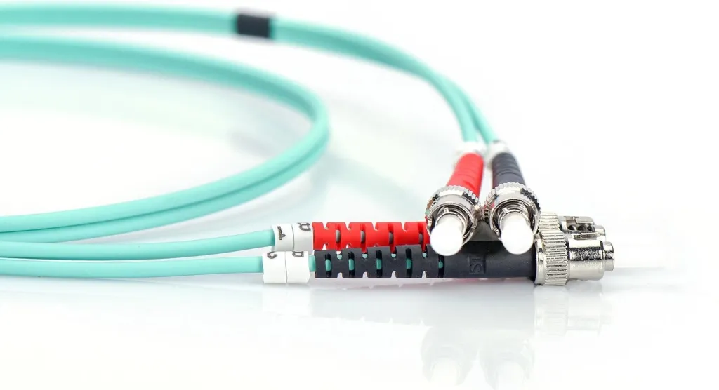 Kabllo patchcord Digitus, me fibër optike ST/ ST, OM3, 3m - 5