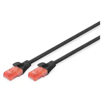 Kabllo rrjeti Digitus (DK-1612-020/BL), Patchcord U/UTP, Cat6, 2m, e zezë