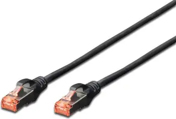 Kabllo Digitus DK-1644-005/BL, RJ45, S/FTP, 0.5m, e zezë