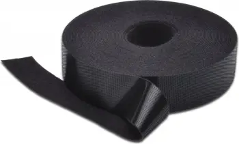 Shirit menaxhues për kabllo Digitus Organizer Velcro, i zi