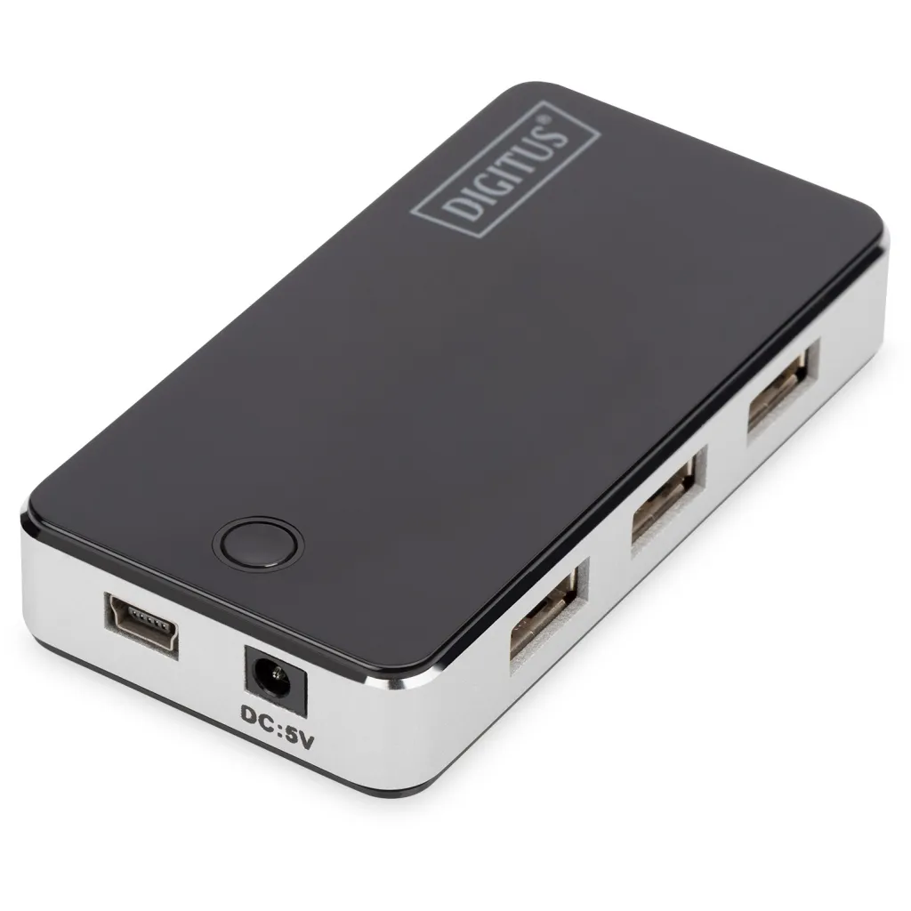 USB Hub Digitus, 7x USB-A 2.0 - 1