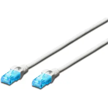 Kabllo Digitus Cat5e U-UTP, 1m, e hirtë