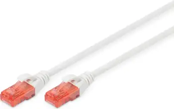 Kabllo patchcord Digitus Cat. 6, U-UTP, 0.25m, e bardhë
