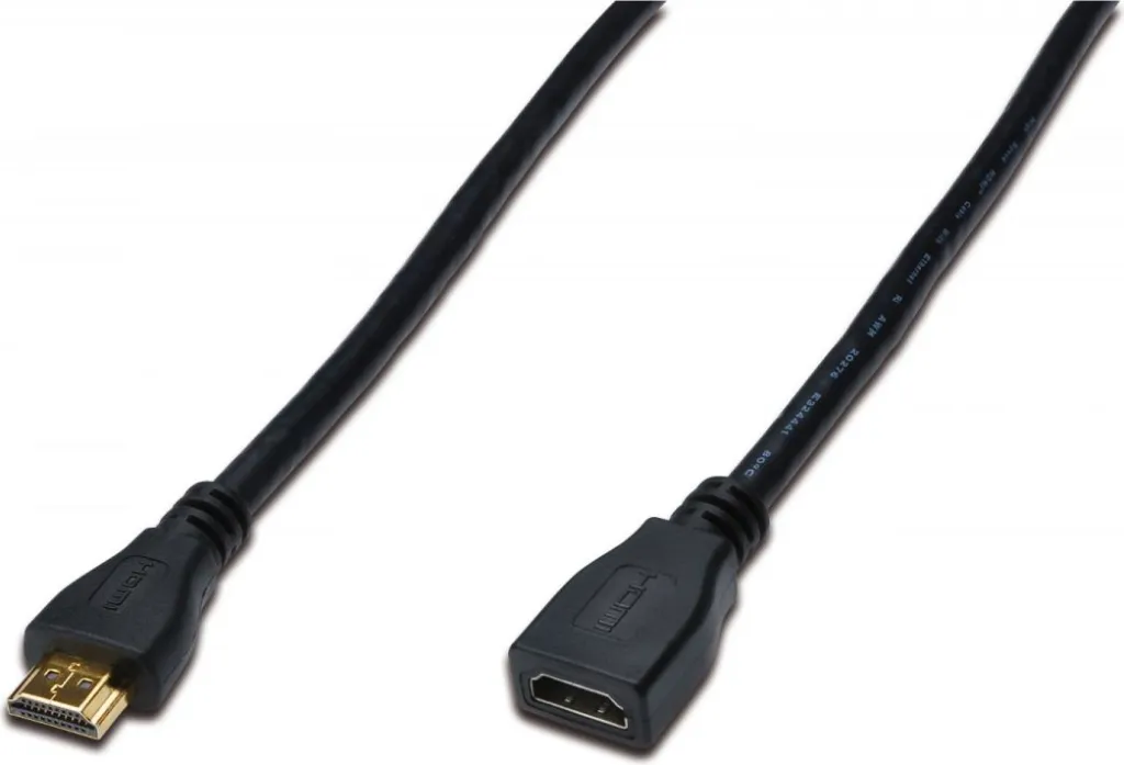 Kabllo Digitus HDMI - HDMI, 2m, e zezë - 1
